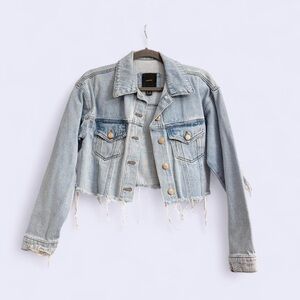 Frayed Denim Jacket